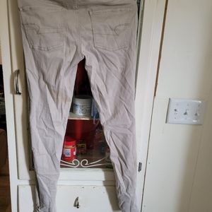 American eagle khaki color jegging